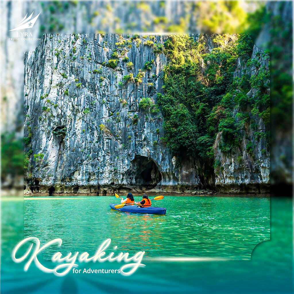 Paddle through emerald waters